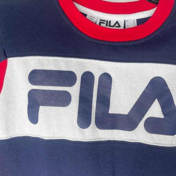Fila Red white and blue sweater Size Medium - Picture 2 of 4